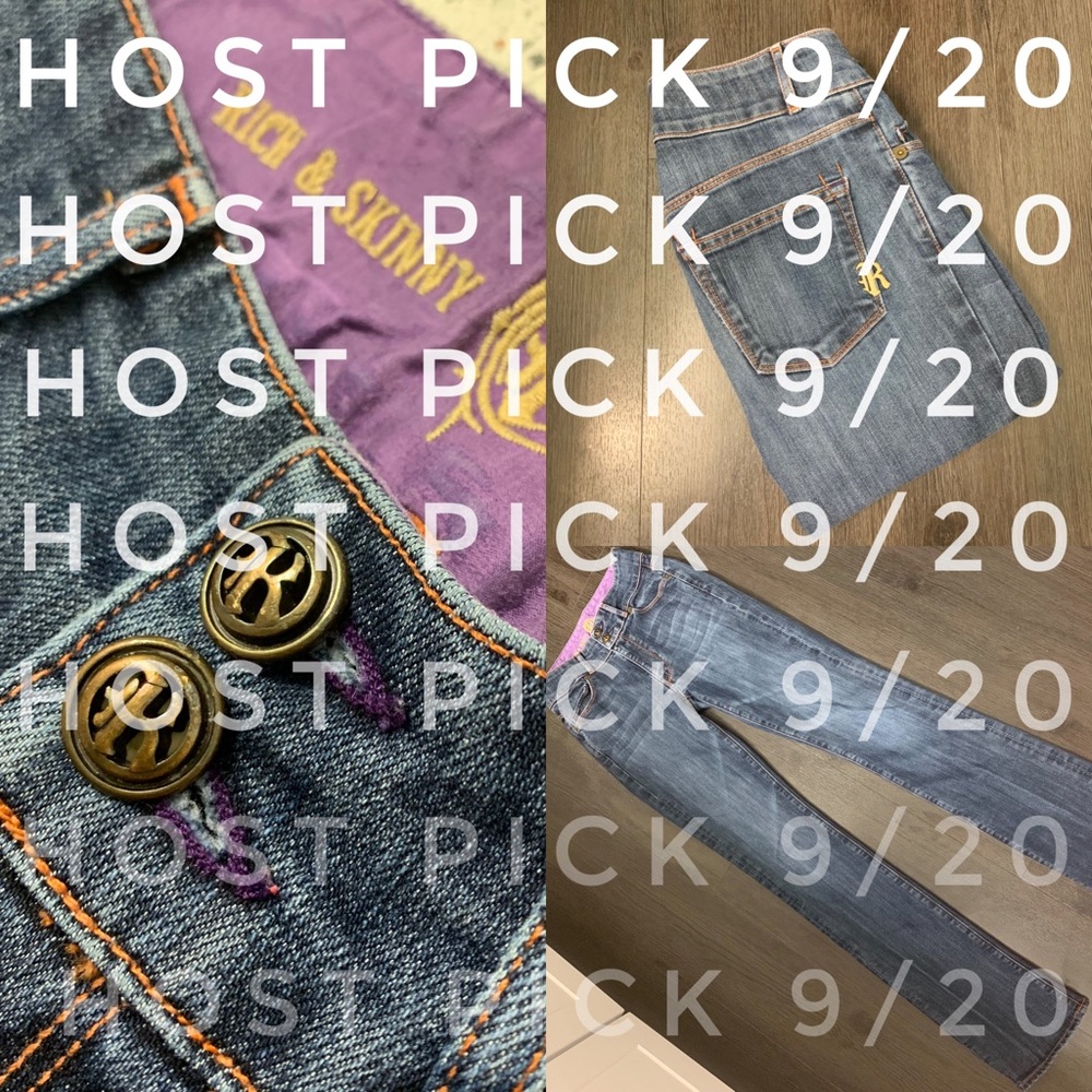 Rich & Skinny True Blue Vintage High Rise Jeans